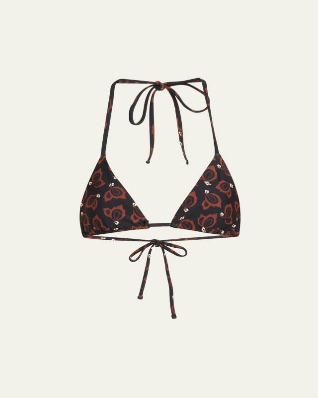 String Triangle Bikini Top